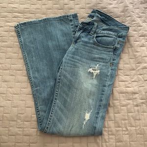 Distressed American Eagle Jeans